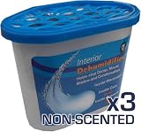 x3 Large Interior Dehumidifier Mildrew Condensation Air Freshener Car Caravan Boat Home Office