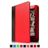 Fintie (Red) Folio Book Style Carry Case For Amazon Kindle Paperwhite with Auto Sleep/Wake Feature 8 Colors Options (does not fit Kindle or Kindle Touch)