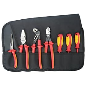 Knipex 989826US 7-Piece Insulated High Leverage Commercial Tool Set by Knipex