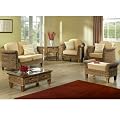 Kendal Banana Leaf Conservatory Furniture 6 Piece Set