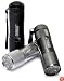 Denali Super Bright 9-LED Heavy-Duty Compact Aluminum Flashlight, 3-Pack