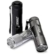 Denali Super Bright 9-LED Heavy-Duty Compact Aluminum Flashlight, 3-Pack
