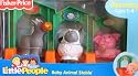 Little People Baby Animal Stable Set w Horse, Sheep & Pig (2007)