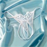 Silvermoon Split Sheer G String Panty With Venise