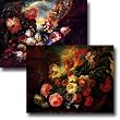 Blossoming Flowers - Box set of 12 Assorted Greeting Cards and Patterned Envelopes