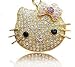 Lovely crystal hello kitty flash drive USB 2.0 4GB