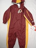 Washington Redskins Infants / Babys / Kids maroon and yellow hooded Wind Suit coverall by Reebok