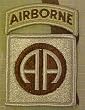82nd Airborne Desert Patch with Airborne Tab