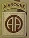 82nd Airborne Desert Patch with Airborne Tab