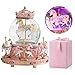 LOVE FOR YOU Gift Wrapped Music Box Carousel Horses Color Lights Unicorn Musical Snow Globe for Girls and Women Baby Kids Sister Daughter Mom Granddaughter Grandma Christmas Birthday Presents Gifts