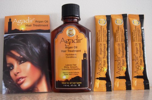 Agadir Hair Oil 4 oz Plus 3 Travel Tubes