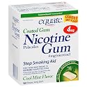 Equate - Nicotine Gum 4 mg, Coated, Cool Mint Flavor, 160 Pieces