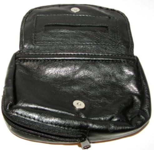 Triple Black Tobacco Pouch or Loose Change Purse