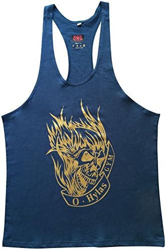 O Hylas 2015 Sport Tops Cotton Gym Vest Sleeveless Singlet Fitness Tank Top Men Bodybuilding Stringer