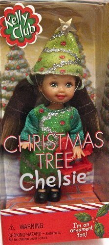 Barbie Kelly Club Christmas Tree Chelsie doll ornament too