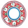 AMALFI-VIETRI: Salad plate [#PS/20F-CR]