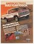 1982 Ford FS Pickup Truck High-Rated 22 MPG Print Ad (25107)