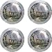 Set of Four Foxglove Cottage Occasion Coasters - Style VTK17