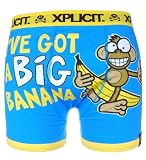 Xplicit Funny 'Banana' Novelty Boxer Shorts