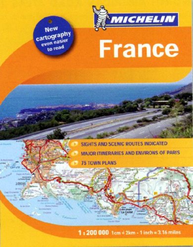 City Travel Guides Discounted  Books : Michelin Atlas: France (Michelin France Tourist & Motoring Atlas (spiral))