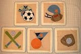 Sports USA Wall Hanging - 5 Pieces