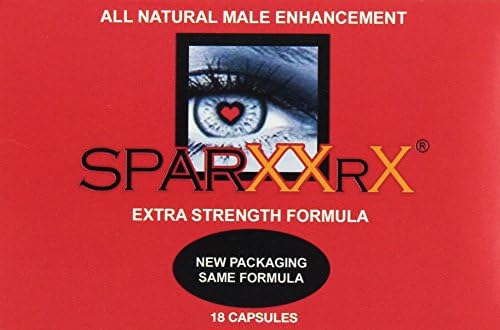 Sparxx Rx. Combo Package (18 Capsules)- Maximum Performance. NEW PACKAGING-SAME FORMULA- Voted #1 All Natural Male Enhancement Pill. Fast Acting and Long Lasting! Buyer Choice Award for Best All Natural Male Enhancement Pills.