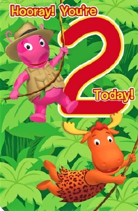 Age 2 'The Backyardigans' Birthday Card