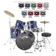 Percussion Plus 5 Piece Drum Set #PP3500 - Black