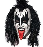 Rubie's Costume Co Men's Kiss Deluxe Adult Overhead The Demon Mask