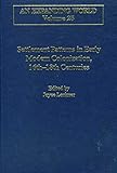 Settlement patterns in early modern colonization, 16th-18th centuries