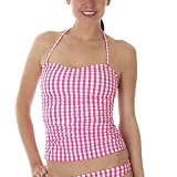 Xhilaration Mini-Checked Tankini - Pink