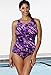 Aquabelle Women's Earthquake High-Neck Swimsuit