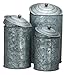 INDIA OVERSEAS Antique Style Galvanized Tin Canister Set