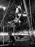 David Alzano Interrupts His Mother Elsie to Complain of Playmate Squabbles at Ringling Bros. Circus Photographic Poster Print by Nina Leen, 12x16