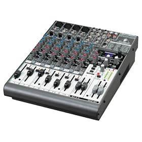 Behringer 1204FX Xenyx Premium 12-Input 2 2-Bus Mixer with Xenyx Mic Preamps, British Eqs, 24-Bit... by 