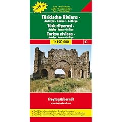Turkish Riviera, West: -Antalya - Kemer - Fethiye Road & Leisure Map: Top 10 Tips Sehensw�rdigkeiten. Cityplan. Ortsregister (Ountry Mapping S.)
