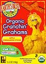 Earth's Best Sesame Street Organic Crunchin Graham, Apple Cinnamon, 5.3-Ounce Units (Pack of 6)