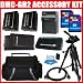 Panasonic Lumix DMC-GH2 Camera Accessory Kit Includes (2Pcs) DMW-BLC12 Replacement battery + AC/DC Charger + (2Pcs) 16GB SDHC Memory + Wallet + Memory Reader + Deluxe Case + Tripod + More