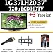 Brand New LG 37LH20 37-Inch 720p LCD HDTV With Essentials Accessory Kit Includes Wall Mount + HDMI Cables + LCD Screen Cleaner