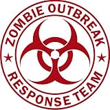 Zombie Outbreak Response Team -Red- Vinyl Decal Sticker