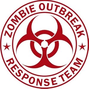 Zombie Outbreak Response Team -Red- Vinyl Decal Sticker
