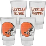 Cleveland Browns Plastic Tumbler 4-Pack