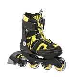K2 Sports Junior Hero Boa 2012 Fitness Inline Skates (Black/Yellow, 11-2)