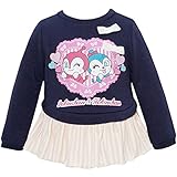 2016年 秋冬 アンパンマンガール ドキンちゃん コキンちゃん ロングフリル トレーナー TC裏毛 Anpanman Girl ネイビー◇95cm