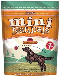 Zuke's Mini Naturals Dog Treats, Peanut Butter, 1lb.