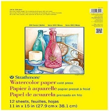 3 Pack 11" x 15" Cold Press Wire Bound Watercolor Pad (Product Catalog: Paper Media, Canvas & Surfaces)