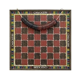 Melissa and Doug Classic Wooden Checkers Game Board by Melissa & Doug