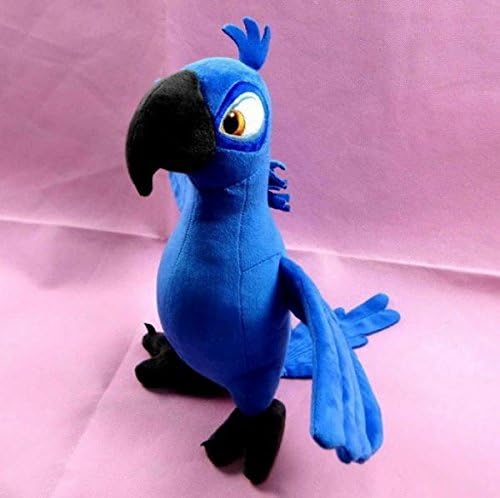 2015 New Rio Parrot Plush Toys 1 Piece 35cm Blu &amp; Jewel Cartoon Soft Children Stuffed Dolls Kids Gifts Birthday Presents (BLU)