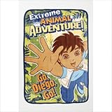 Go Diego Adventure Coral Plush Blanket