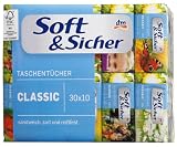 Soft & Sicher Taschentücher, 2er Pack (2 x 300 Stück)